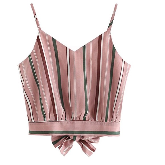 Beautiful Women’s Top Tie back Sleeveless Blouse - Picture 2 of 5